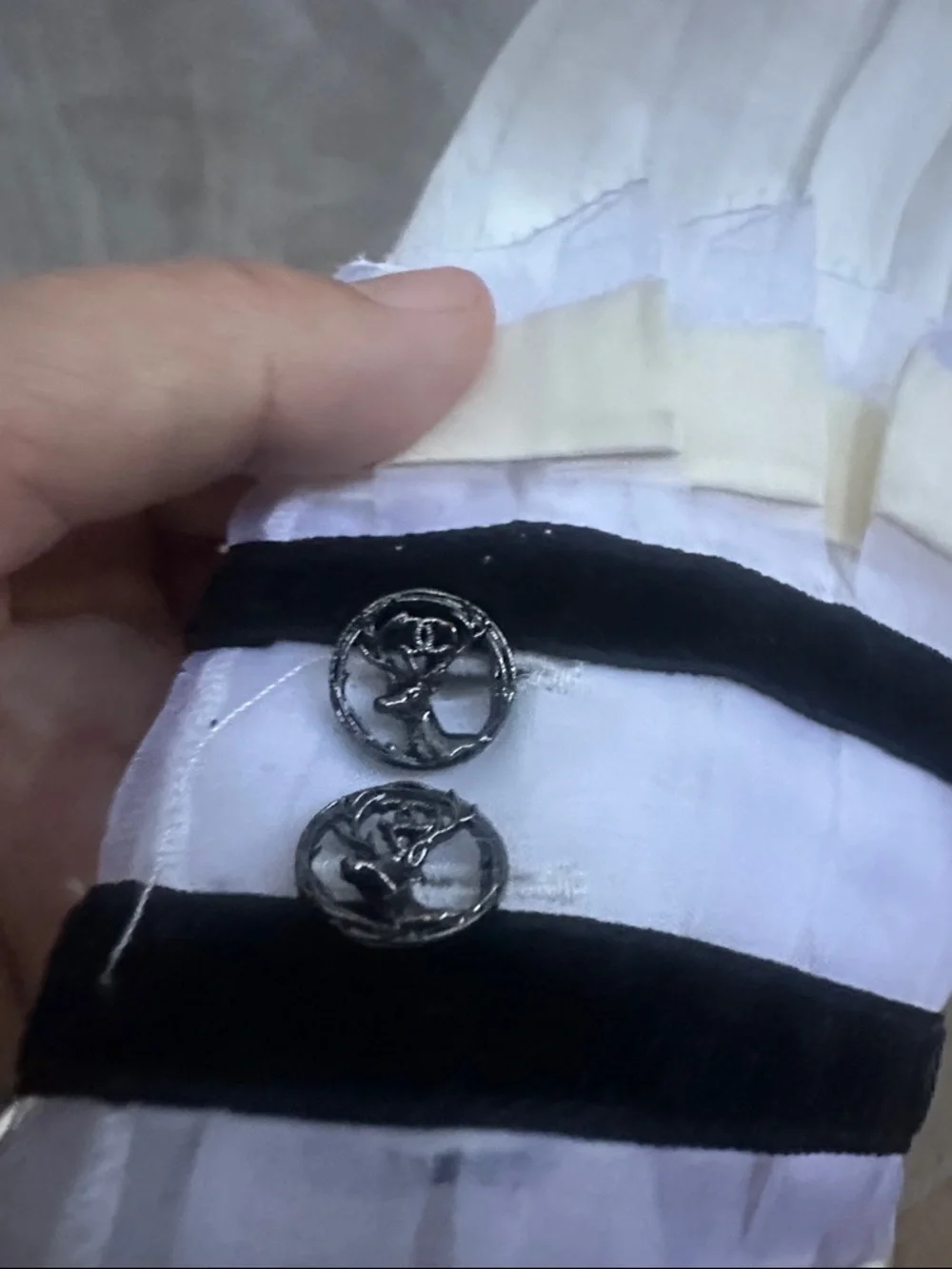 Chanel  Runway Vintage Raffle Blouse